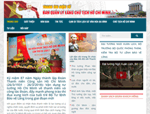 Tablet Screenshot of bqllang.gov.vn